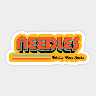 Needles - Totally Very Sucks Sticker